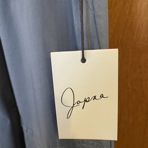 Japna Drawstring Waist Lyocell Cargo Jogger Blue Grey Women's Size Extra Small - Picture 3 of 11